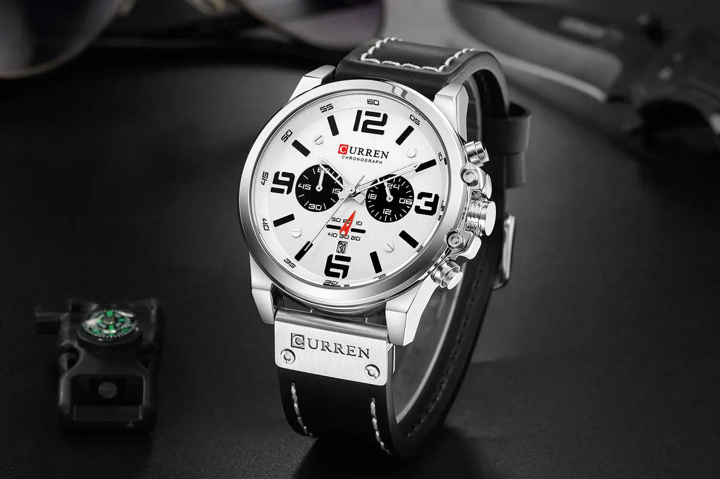 Curren 8314 Men Watch Leather